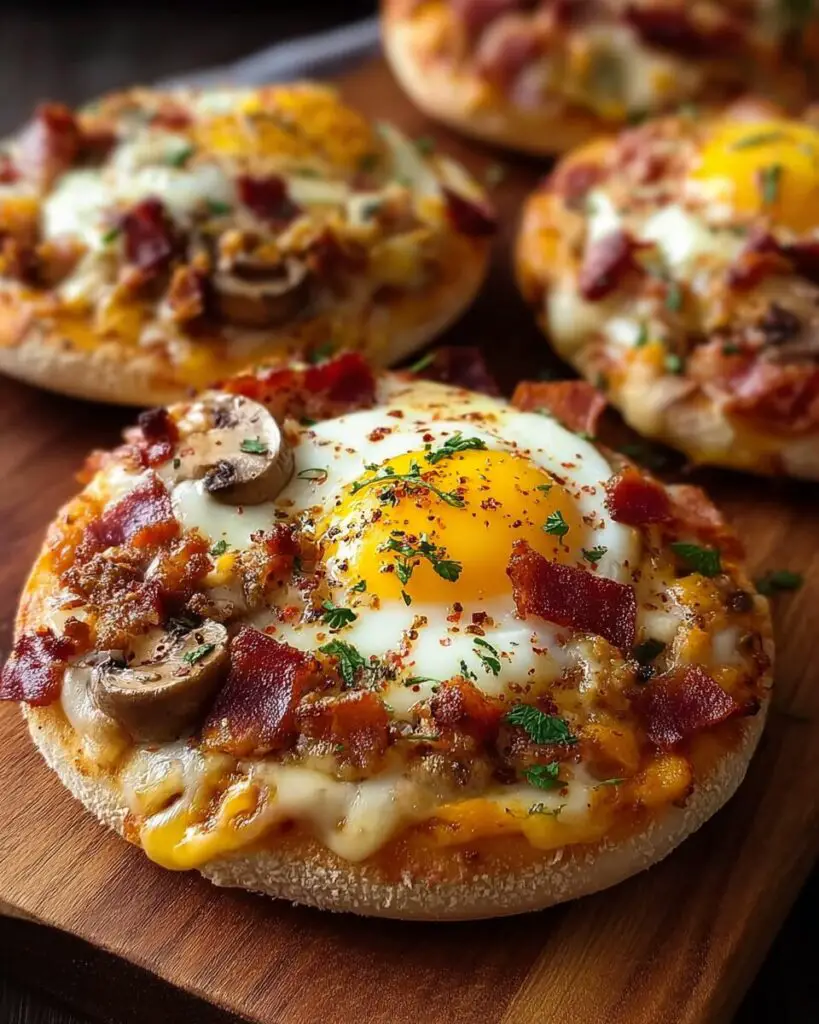 English Muffin Breakfast Pizza