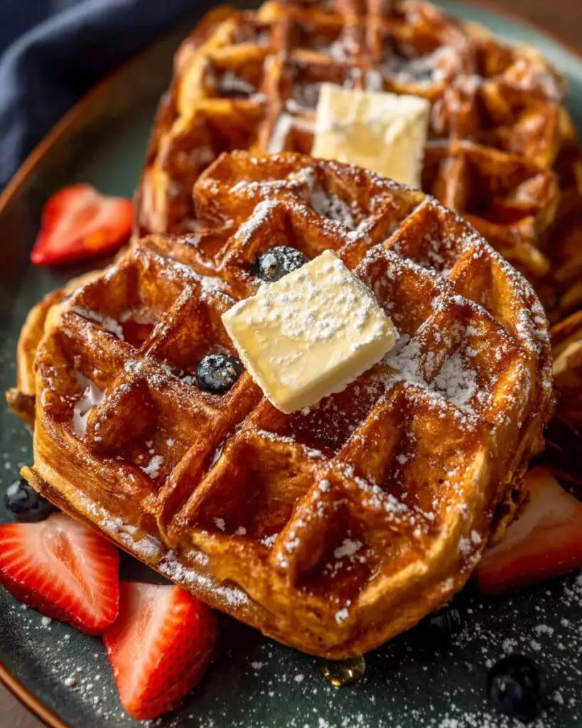 Easy French Toast Waffles