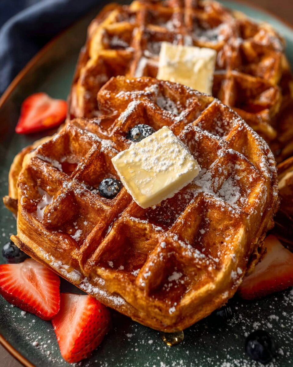Easy French Toast Waffles