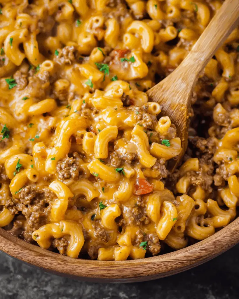 Cheesy Homemade Hamburger Helper