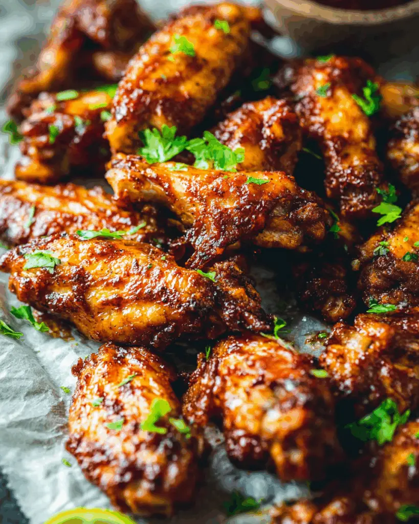 Crispy Oven-Baked Cajun BBQ Wings