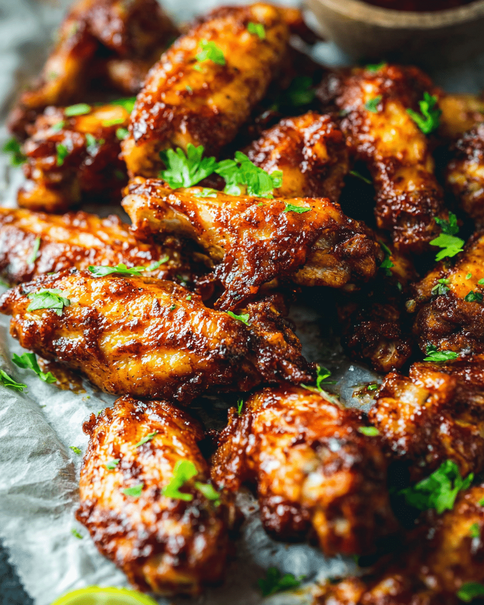 Crispy Oven-Baked Cajun BBQ Wings