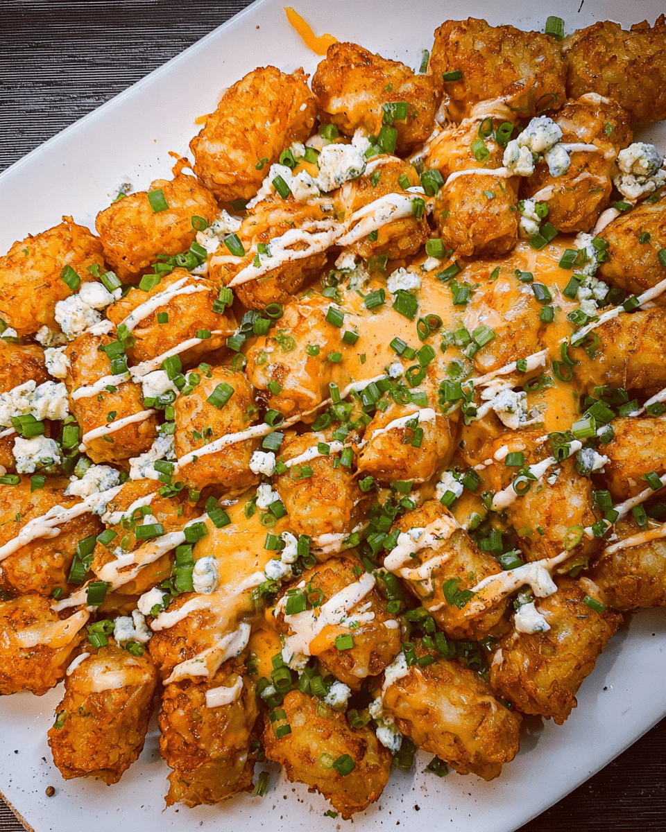 Buffalo Chicken Tater Tots