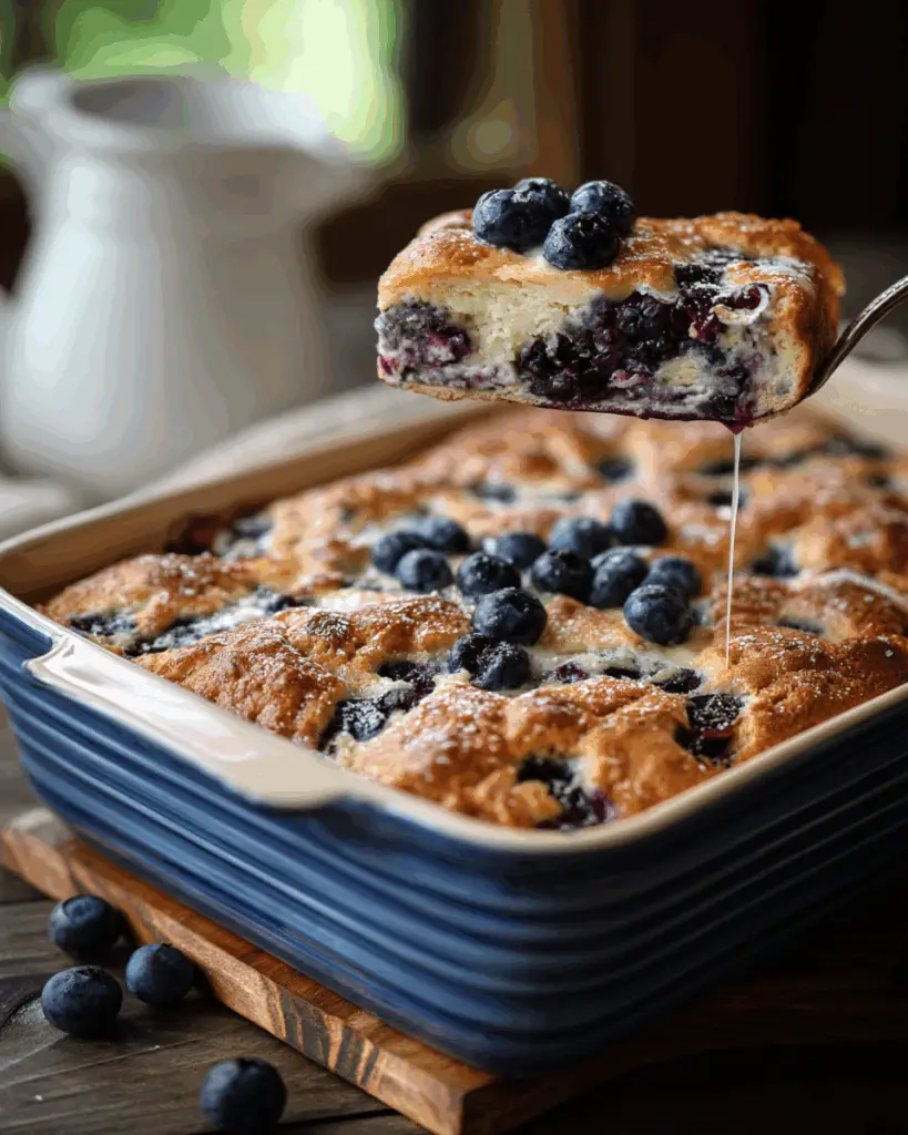 Blueberry Buttermilk Pancake Casserole