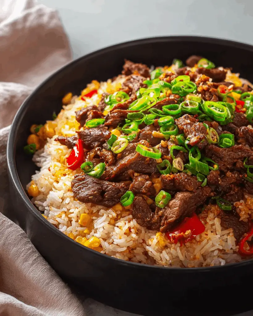 Beef Pepper Rice