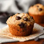 Whole Wheat Banana Chocolate Chip Muffins