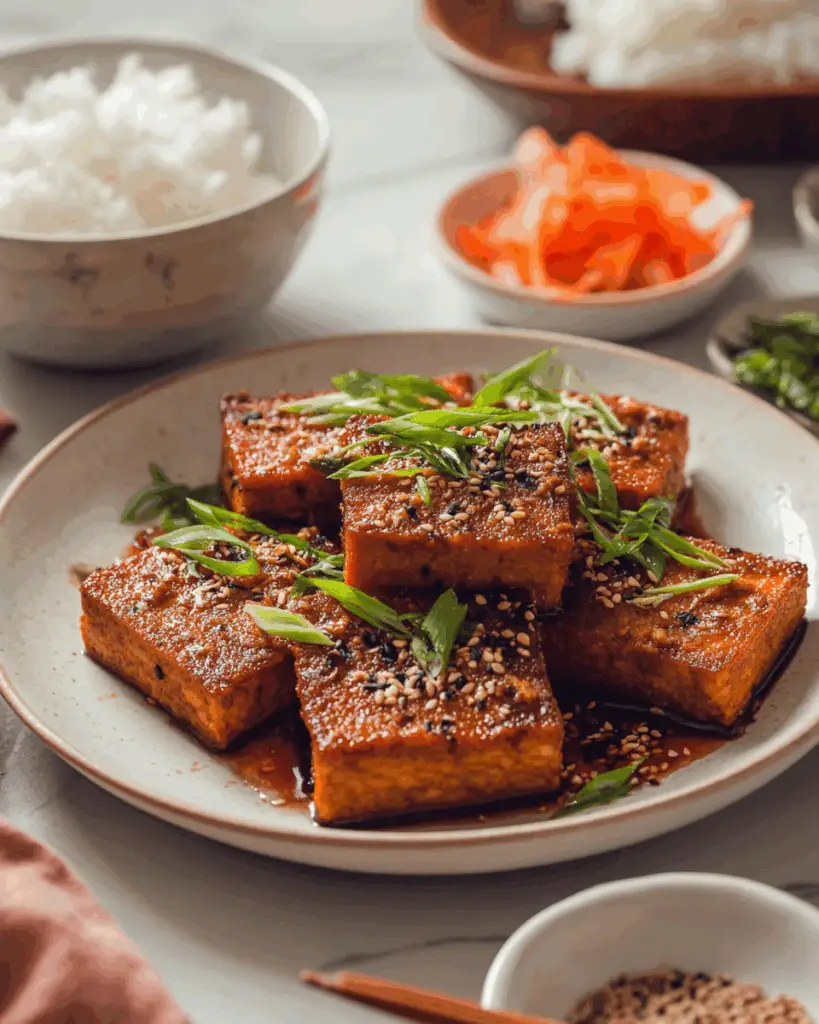 Korean Braised Tofu