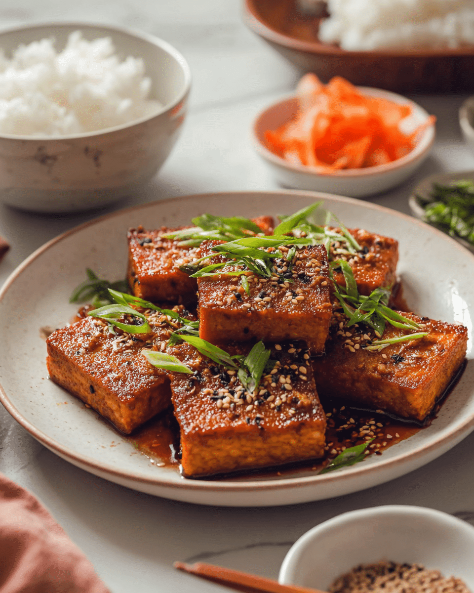 Korean Braised Tofu