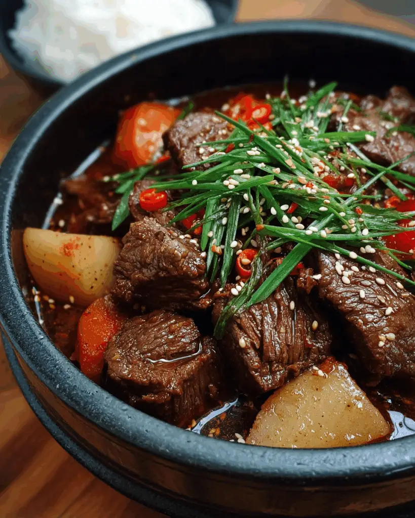 Korean Style Pot Roast Beef