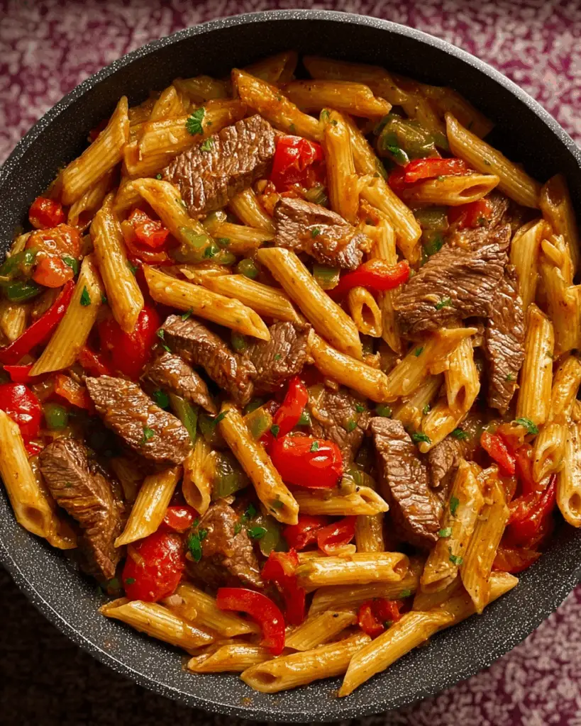 One-Pot Zesty Steak Pasta