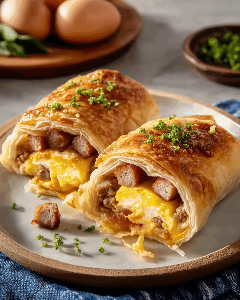 Sausage & Egg Breakfast Roll-Ups