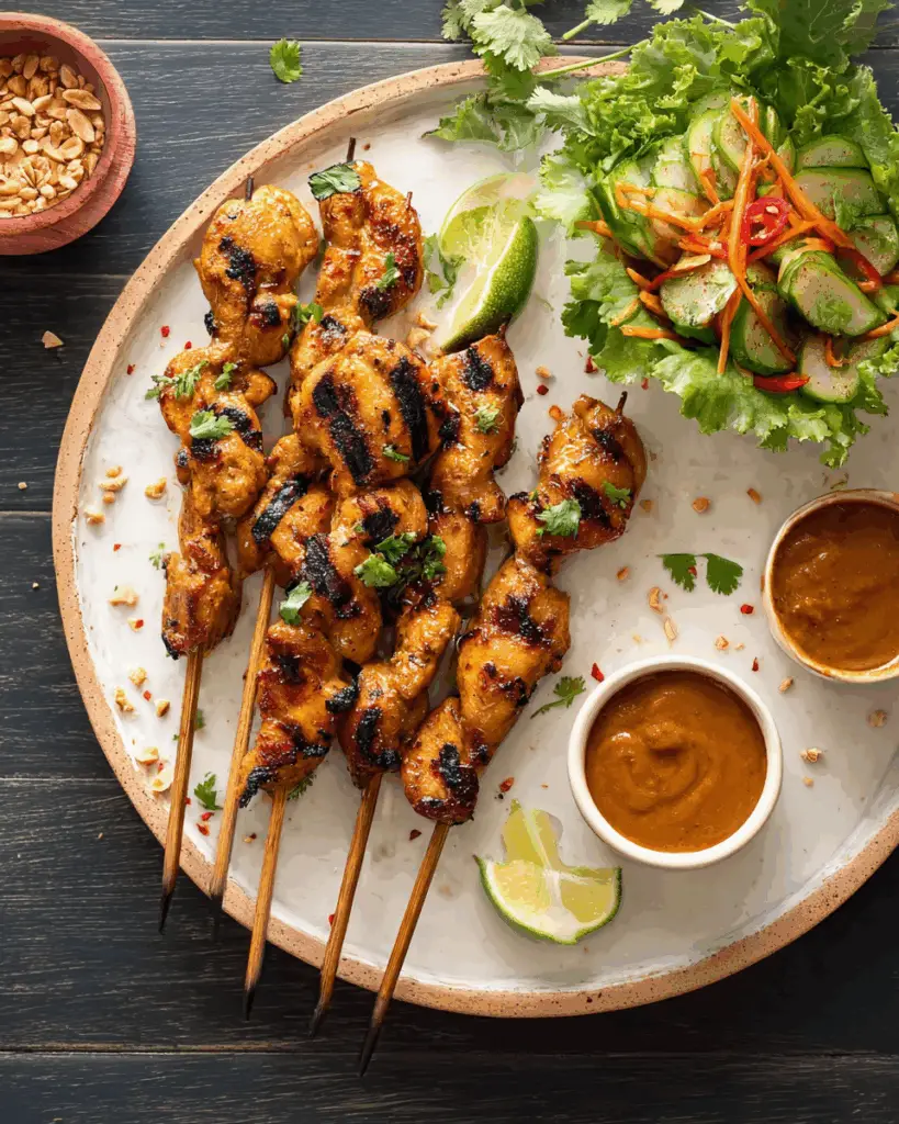 Thai Chicken Satay Skewers