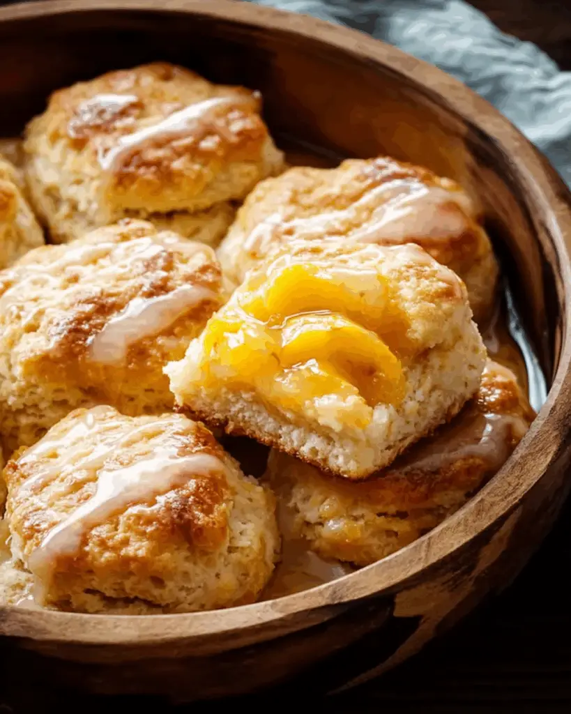 Peach Butter Swim Biscuits