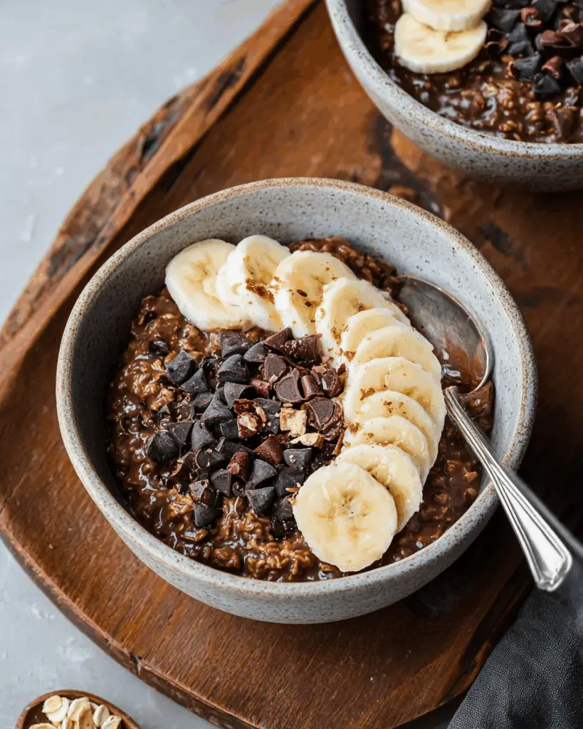 Creamy Chocolate Lovers Oatmeal