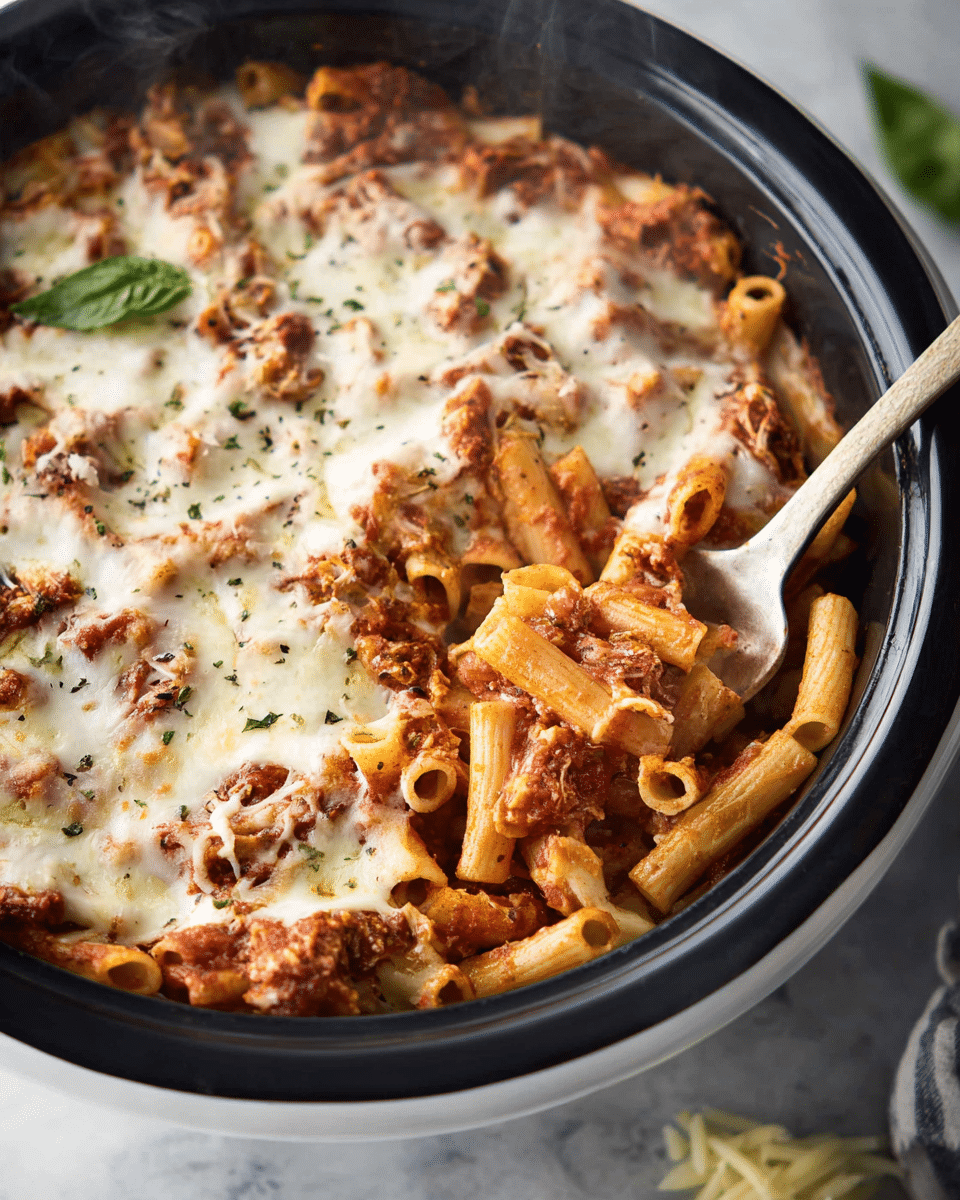 Crockpot Baked Ziti