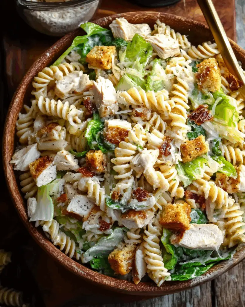 Chicken Caesar Pasta Salad