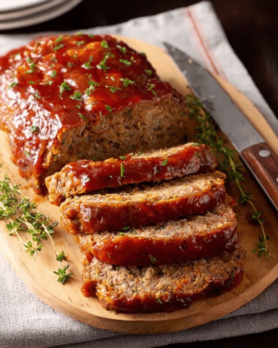 Home-Style Glazed Meatloaf