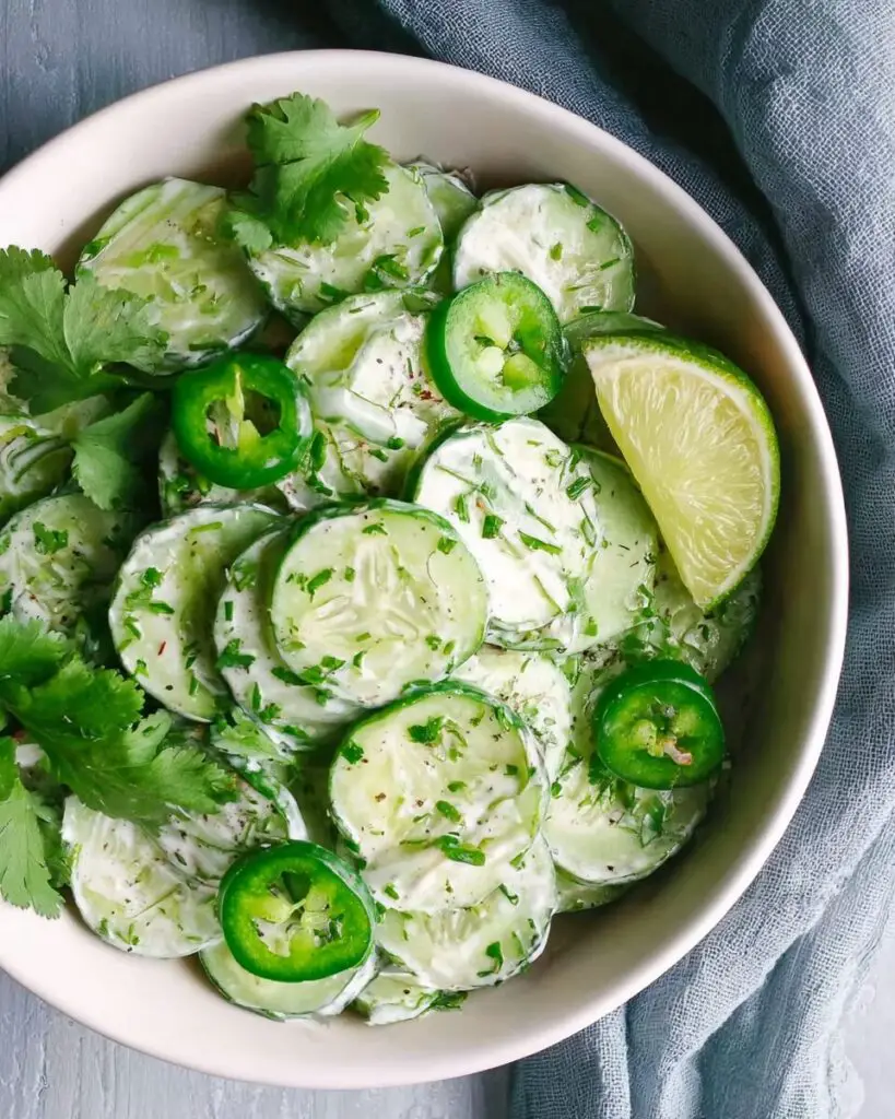 Cilantro Lime Cucumber Salad