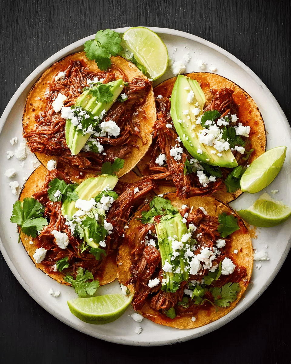 Slow Cooker Beef Tinga Tacos