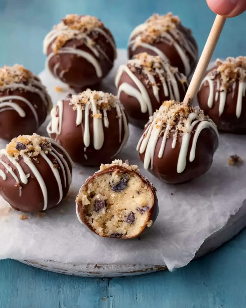 Cookie Dough Truffle Pops