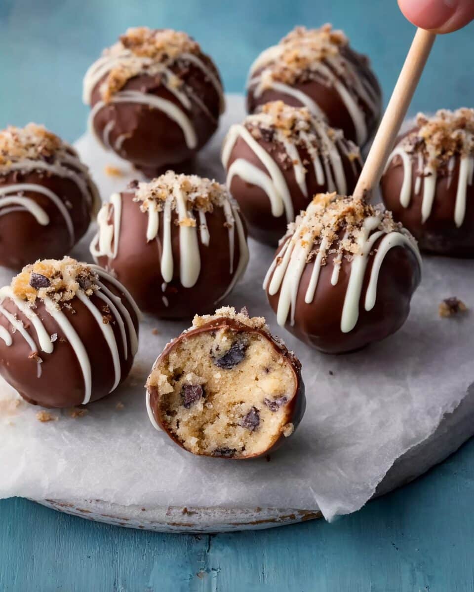 Cookie Dough Truffle Pops