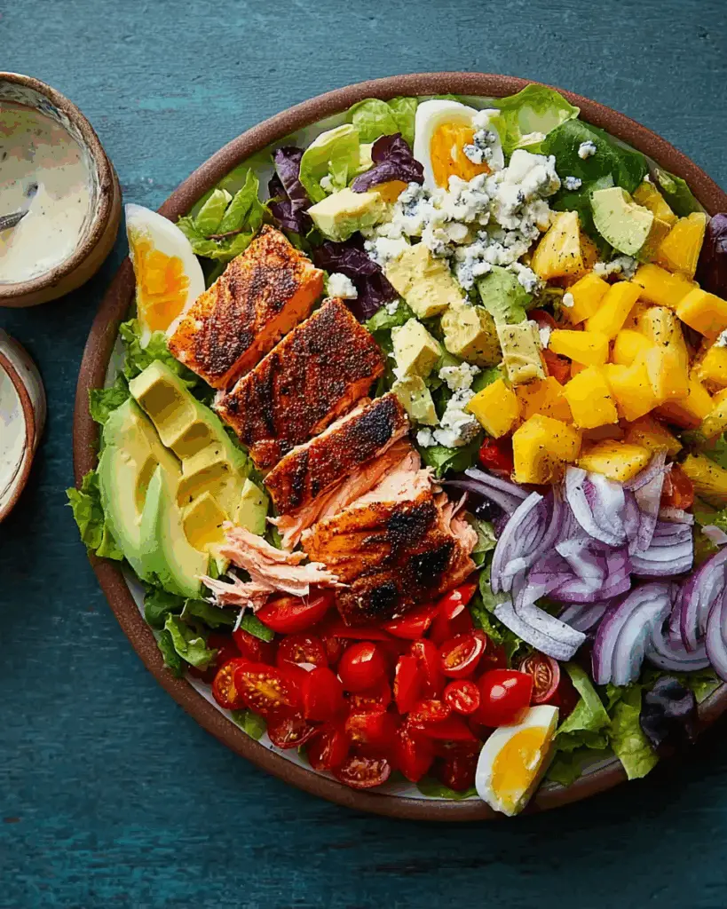 Caribbean Salmon Cobb Salad
