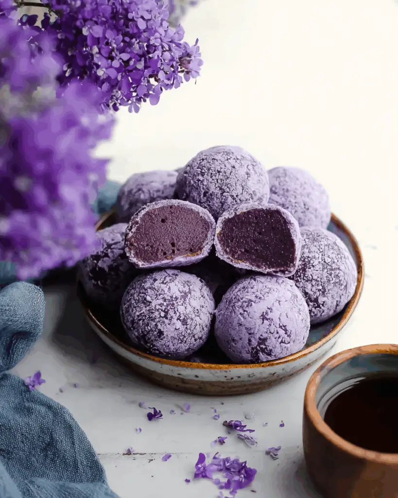 Vegan and Gluten-Free Ube Bites