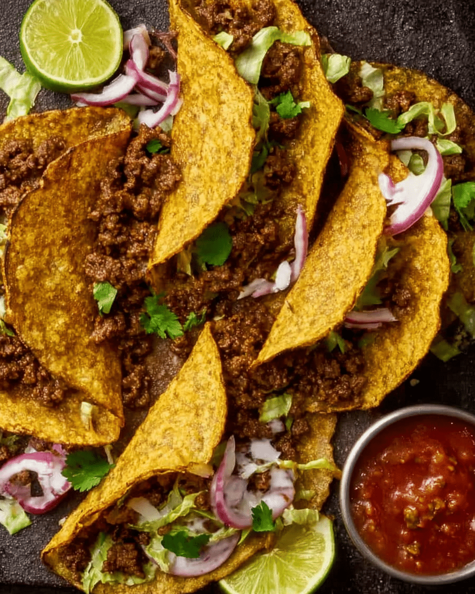Crispy Ground Beef Tacos