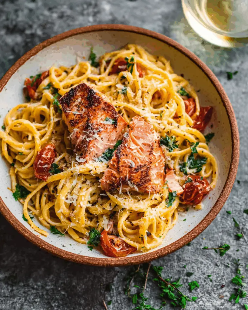 Cajun Salmon Pasta