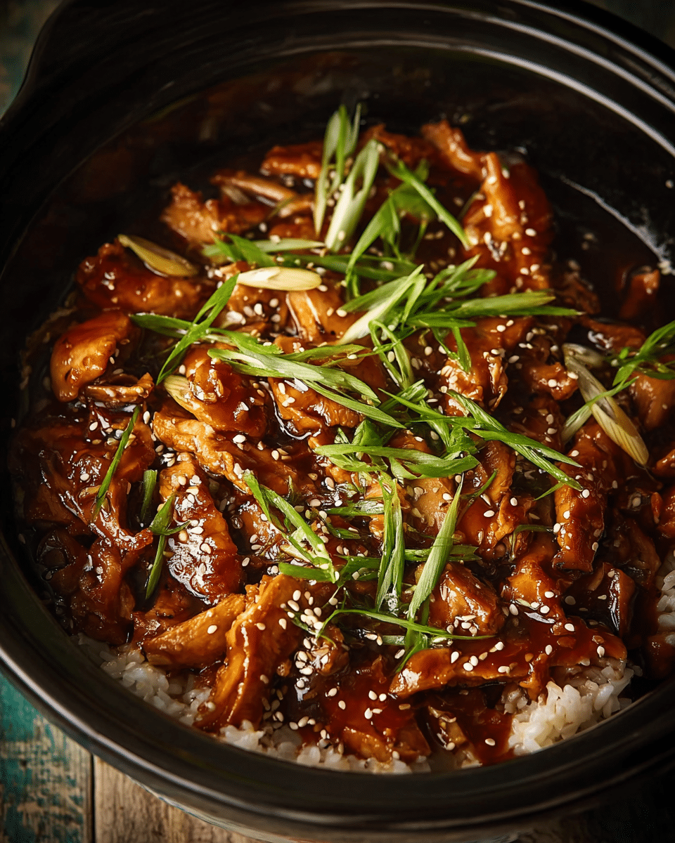 Slow Cooker Honey Sesame Chicken