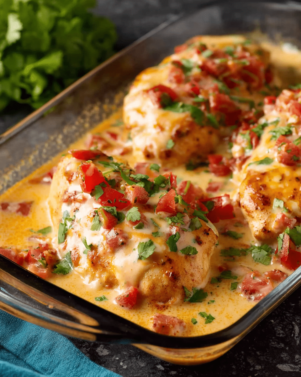 Creamy Queso Chicken Delight