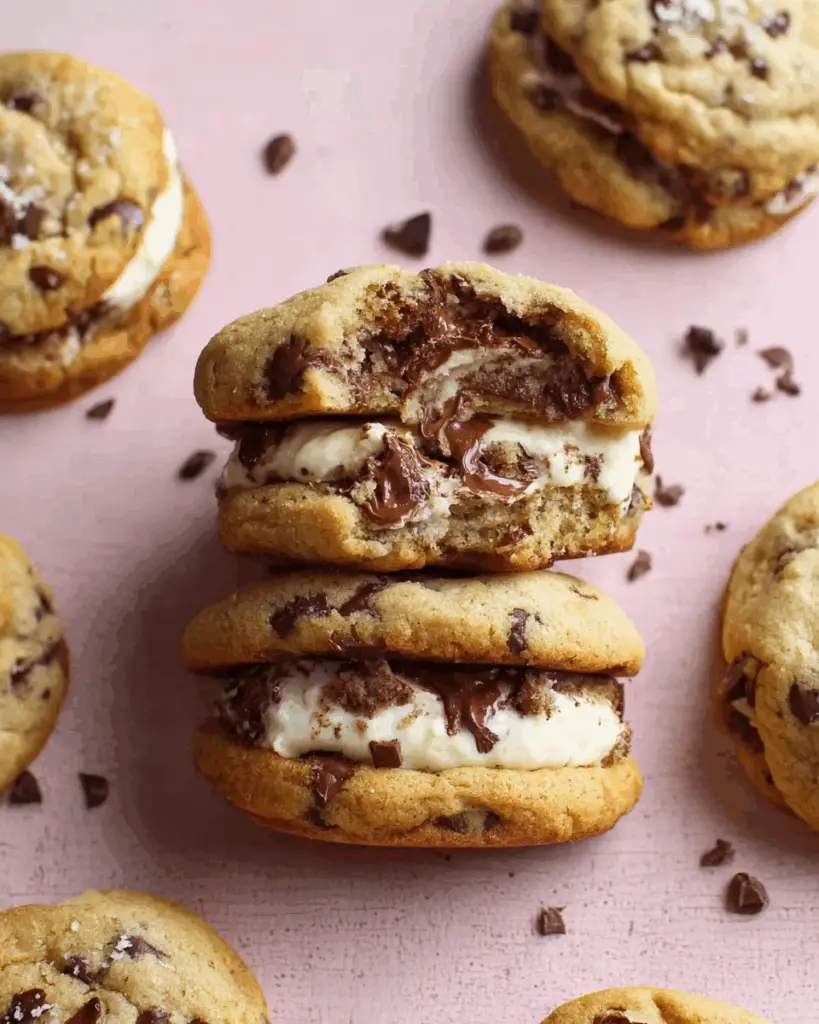 Cheesecake-Stuffed Chocolate Chip Cookies
