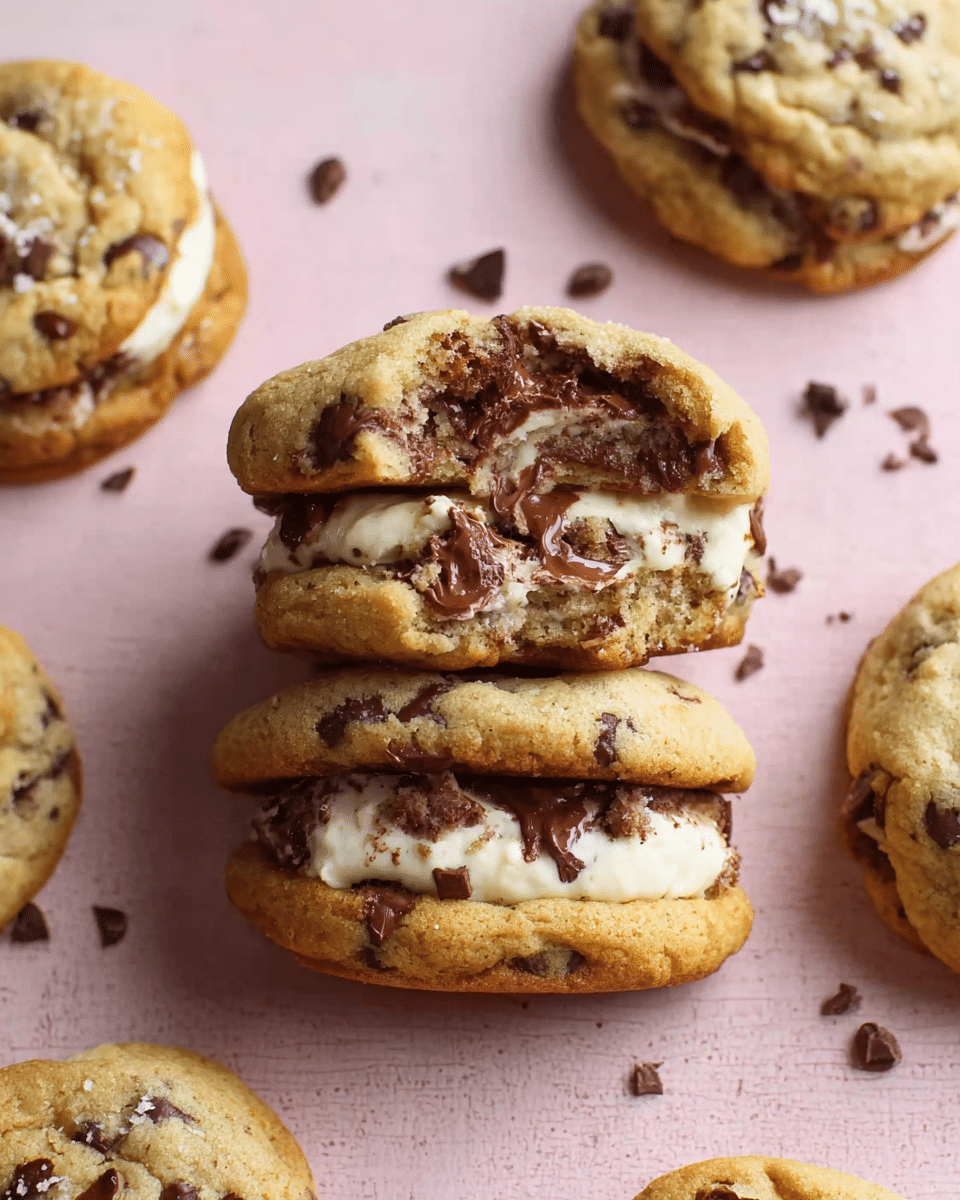 Cheesecake-Stuffed Chocolate Chip Cookies