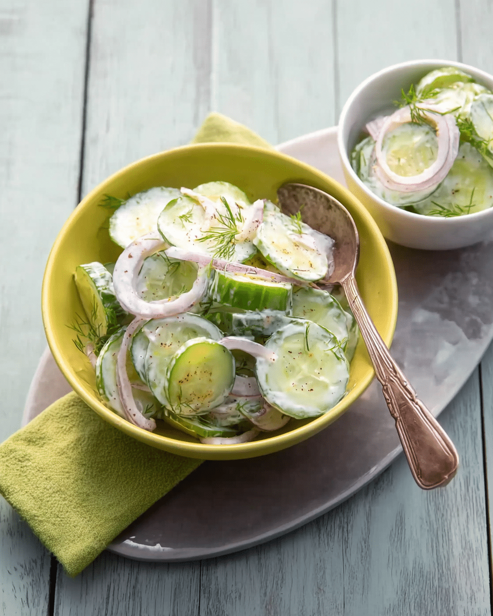 Creamy Cucumber Salad