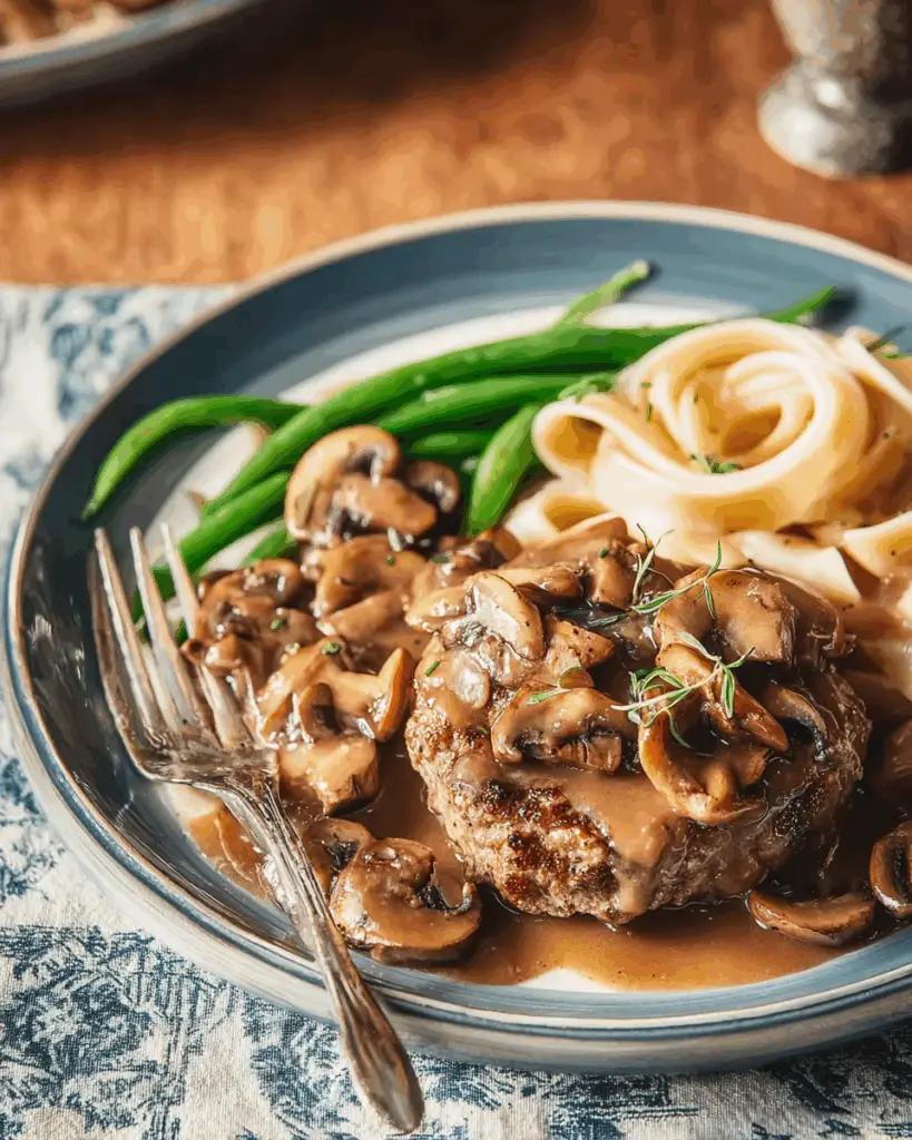 Salisbury Steak with Mushroom Gravy