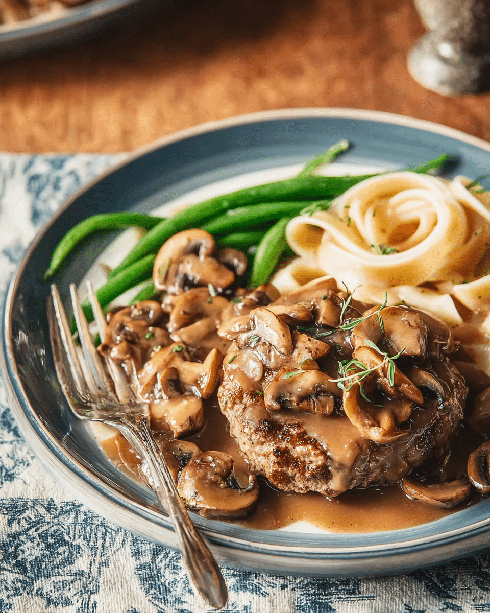 Salisbury Steak with Mushroom Gravy