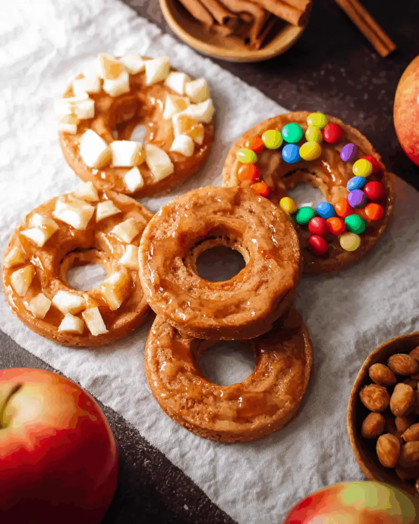 No-Bake Apple Donuts