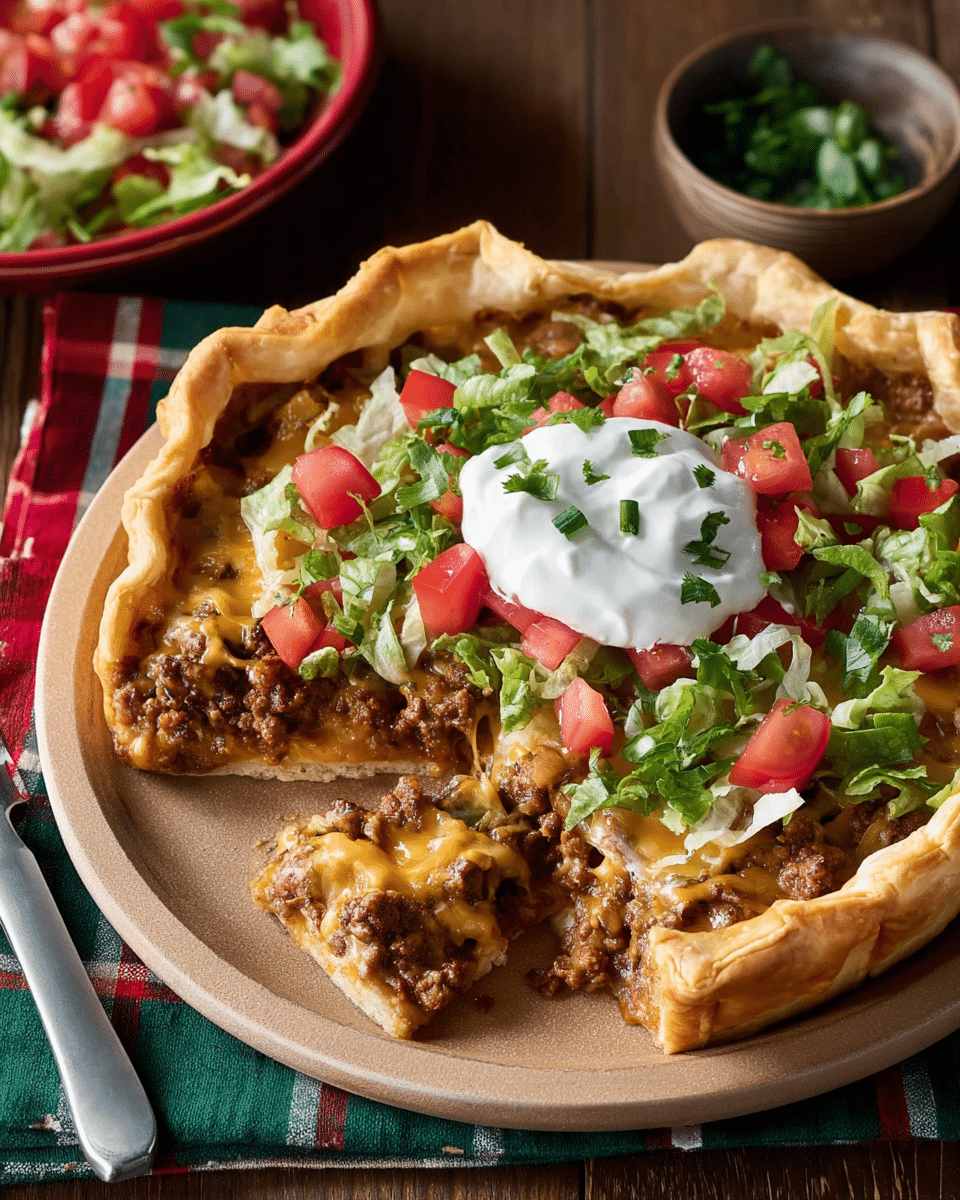 Tex-Mex Crescent Taco Pie