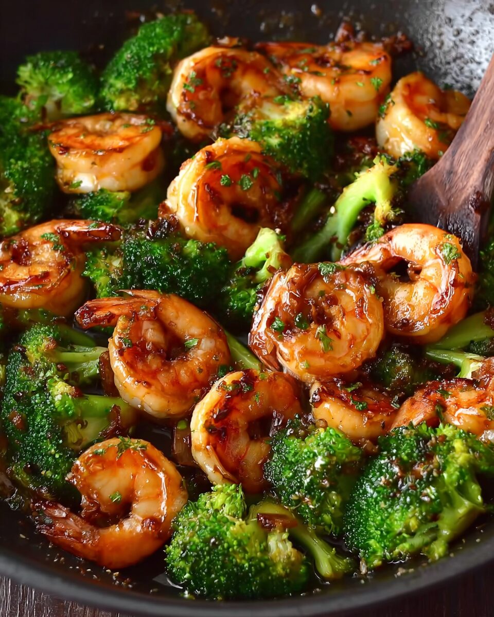 Honey Garlic Shrimp & Broccoli