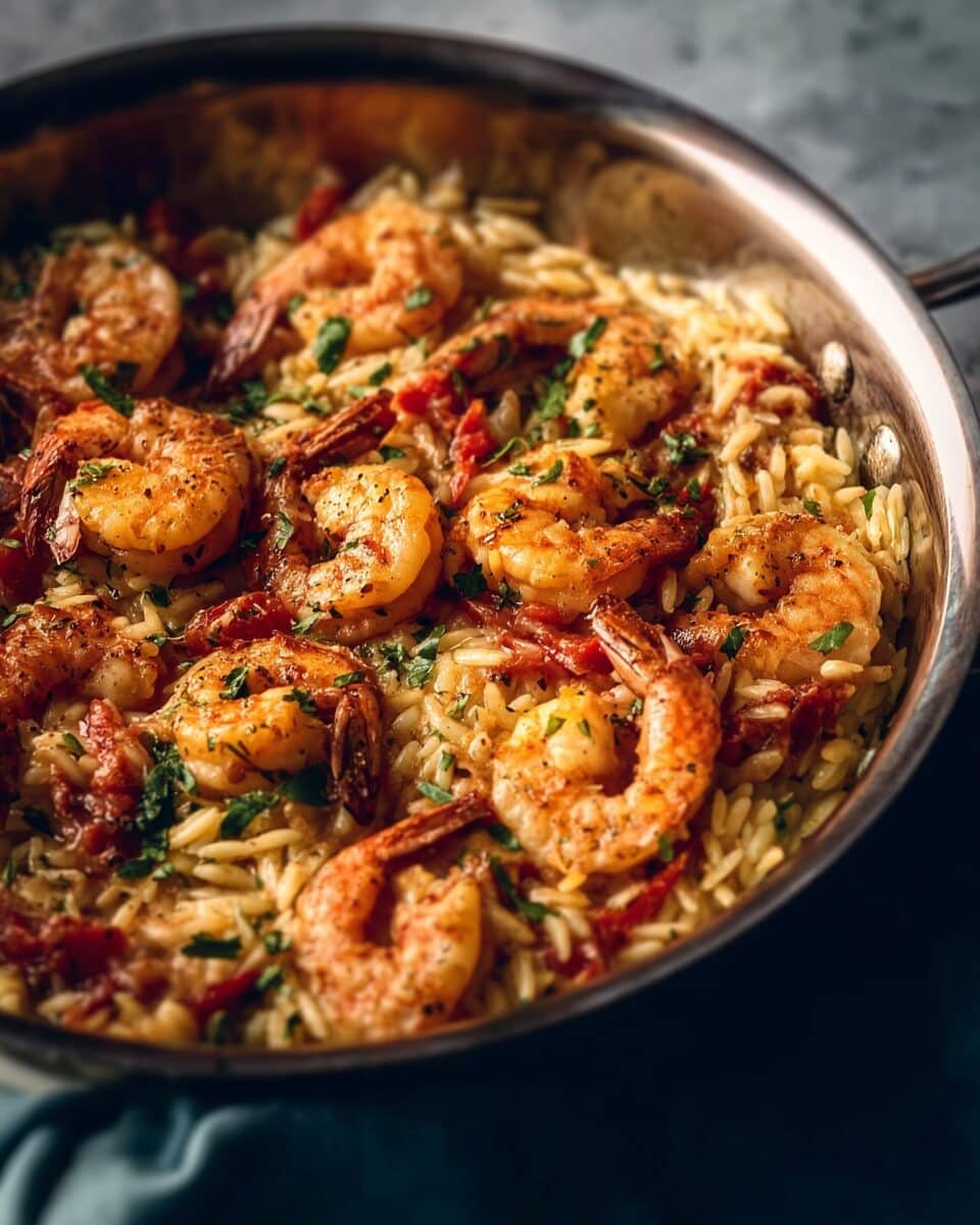 Marry Me Shrimp and Orzo
