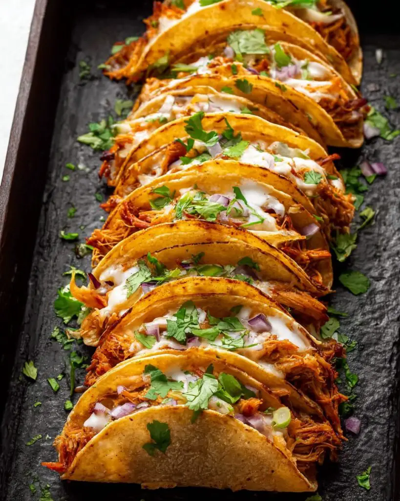 Mini Baked Chicken Tacos