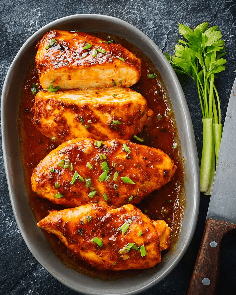 Baked Buffalo Chicken Breasts