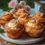 Peach Pie Cruffins