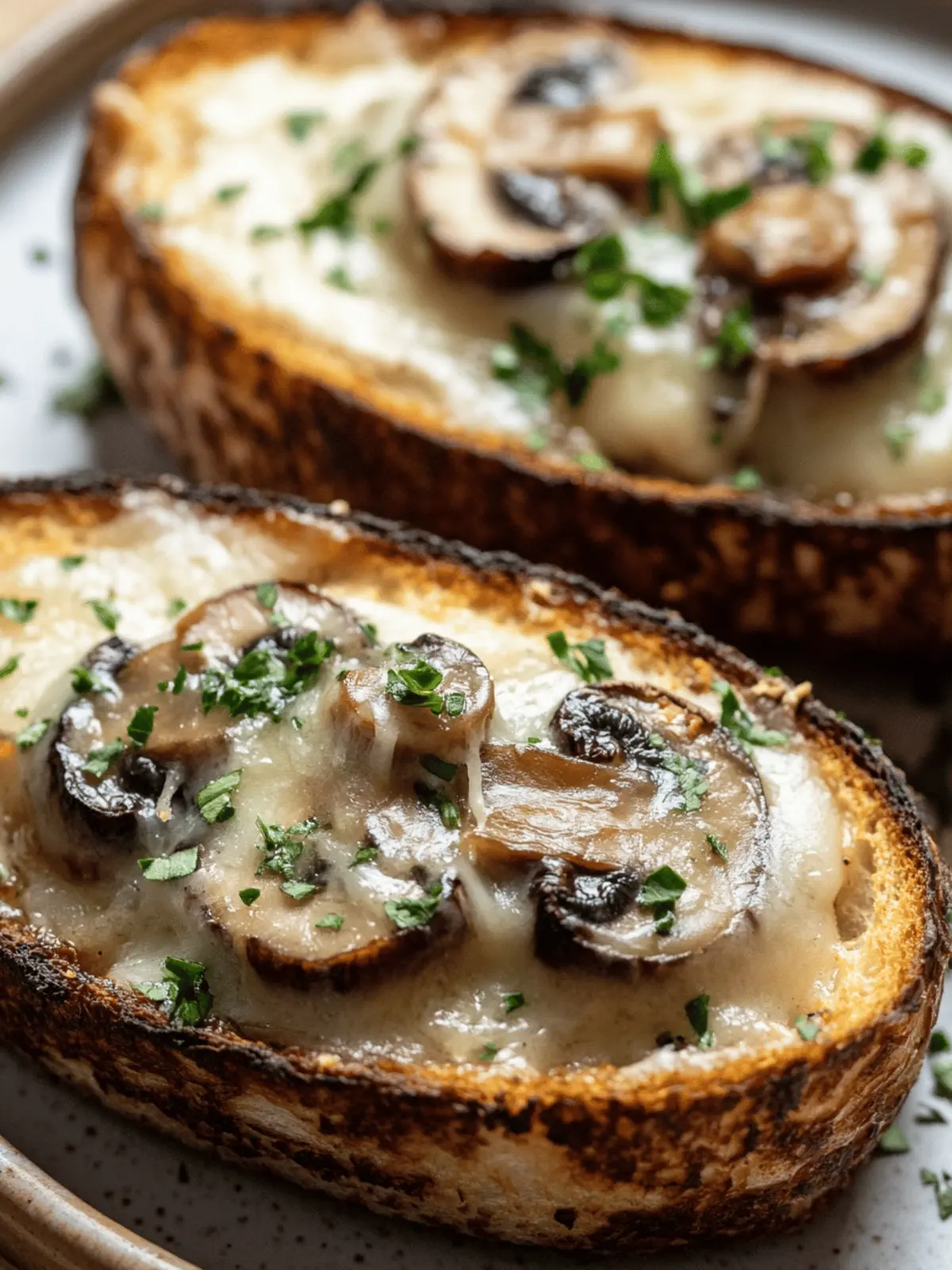 Easy Swiss Mushroom Melt