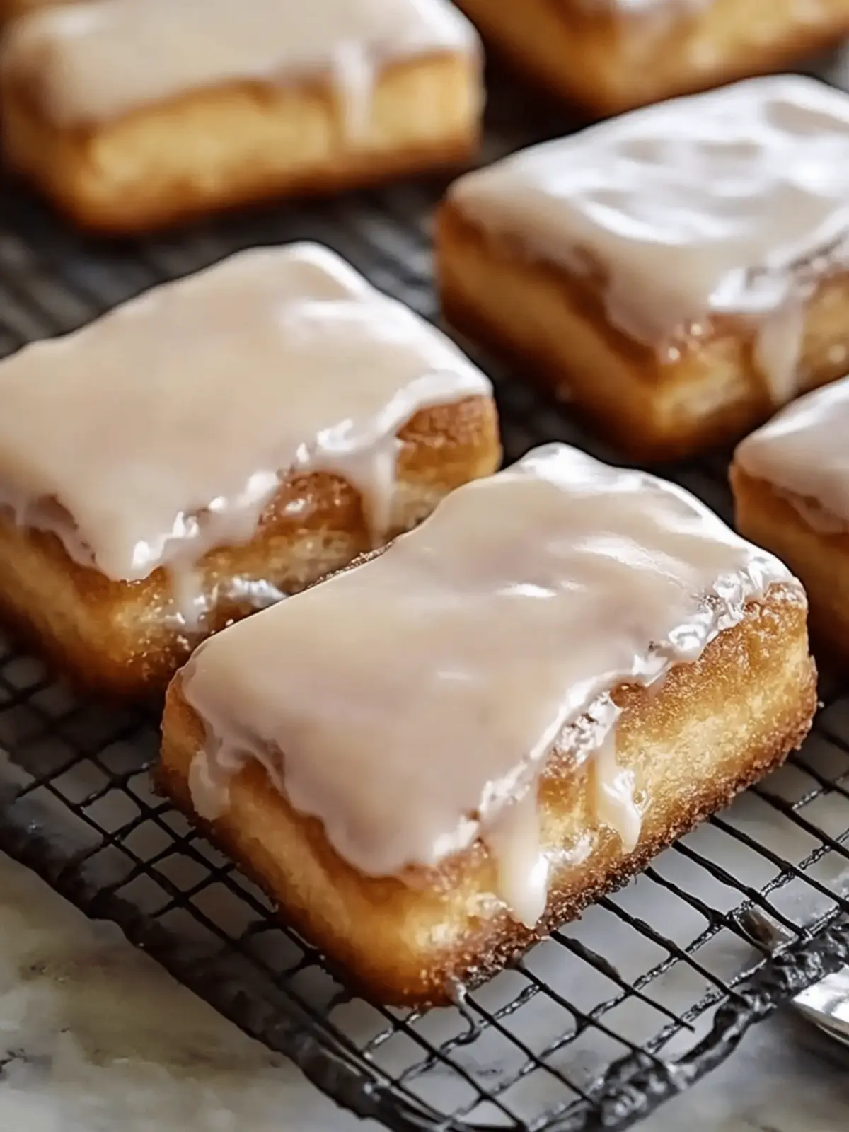 Maple Donut Bars