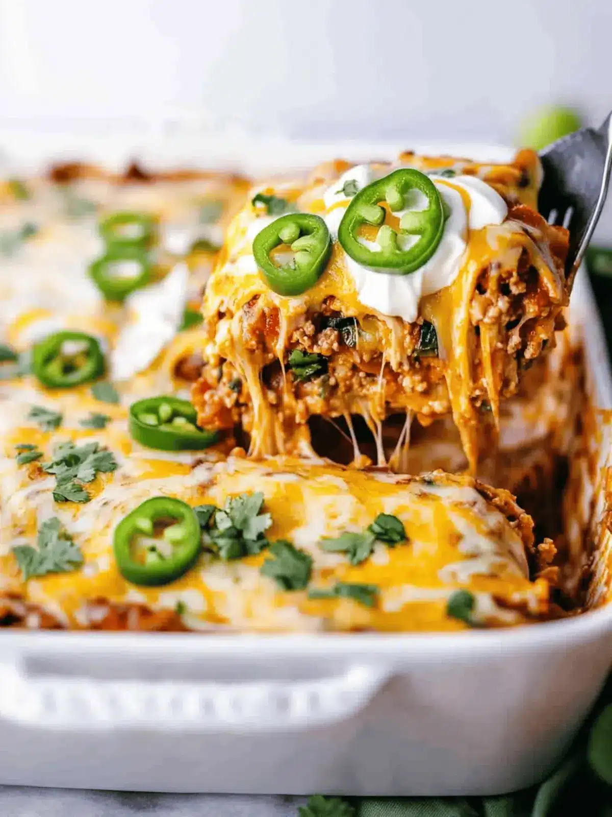 Beef Enchilada Casserole