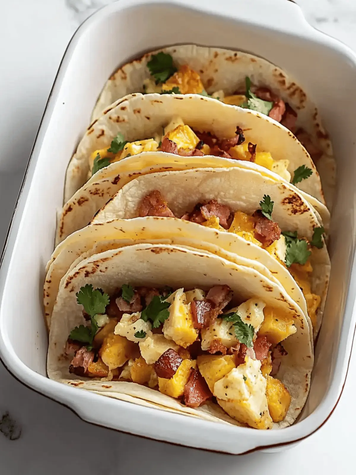 Tasty Baked Breakfast Tacos