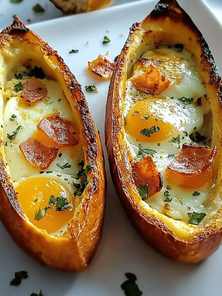 Baked Egg Boats Recipe