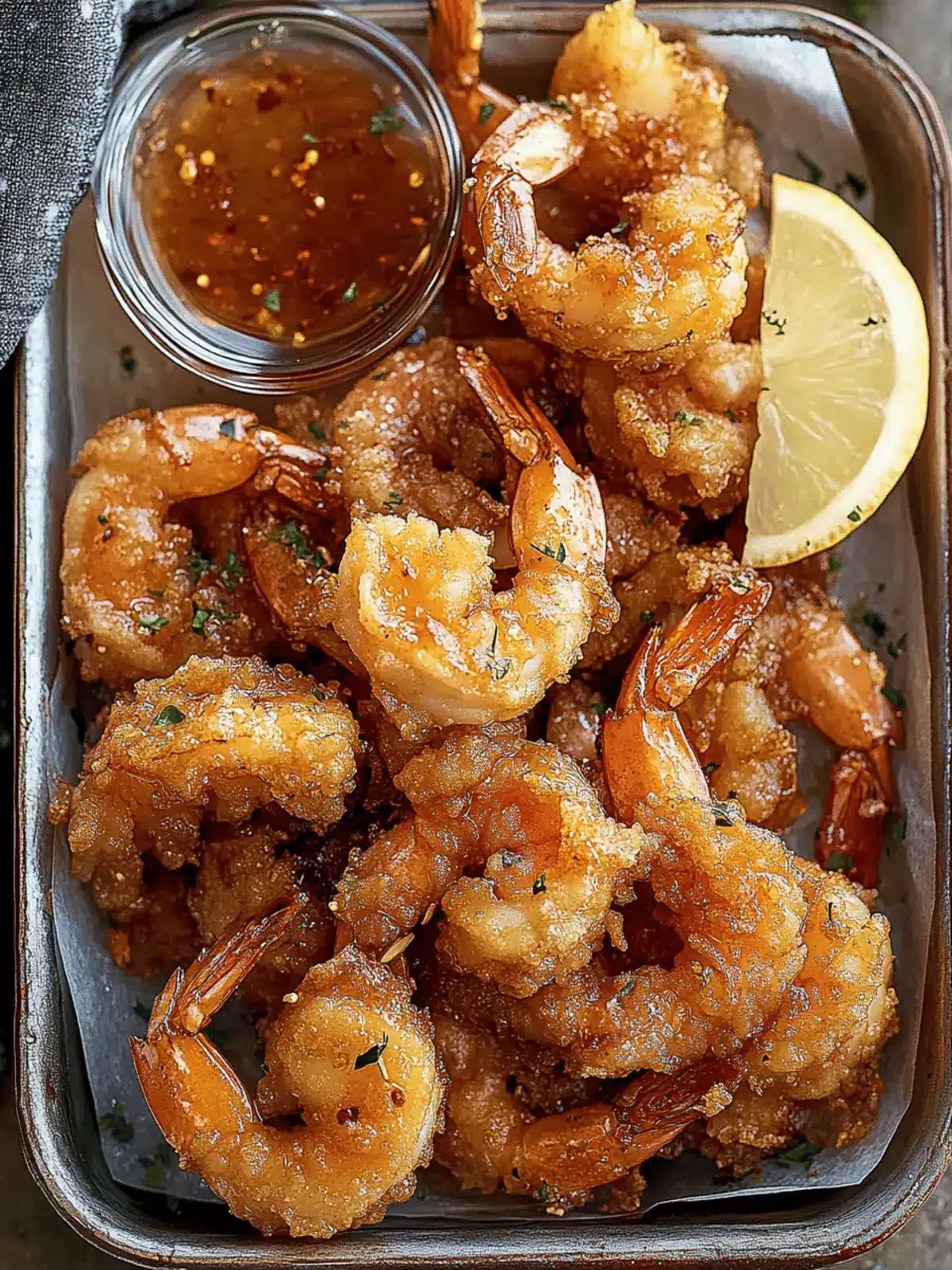 Hot Honey Fried Shrimp