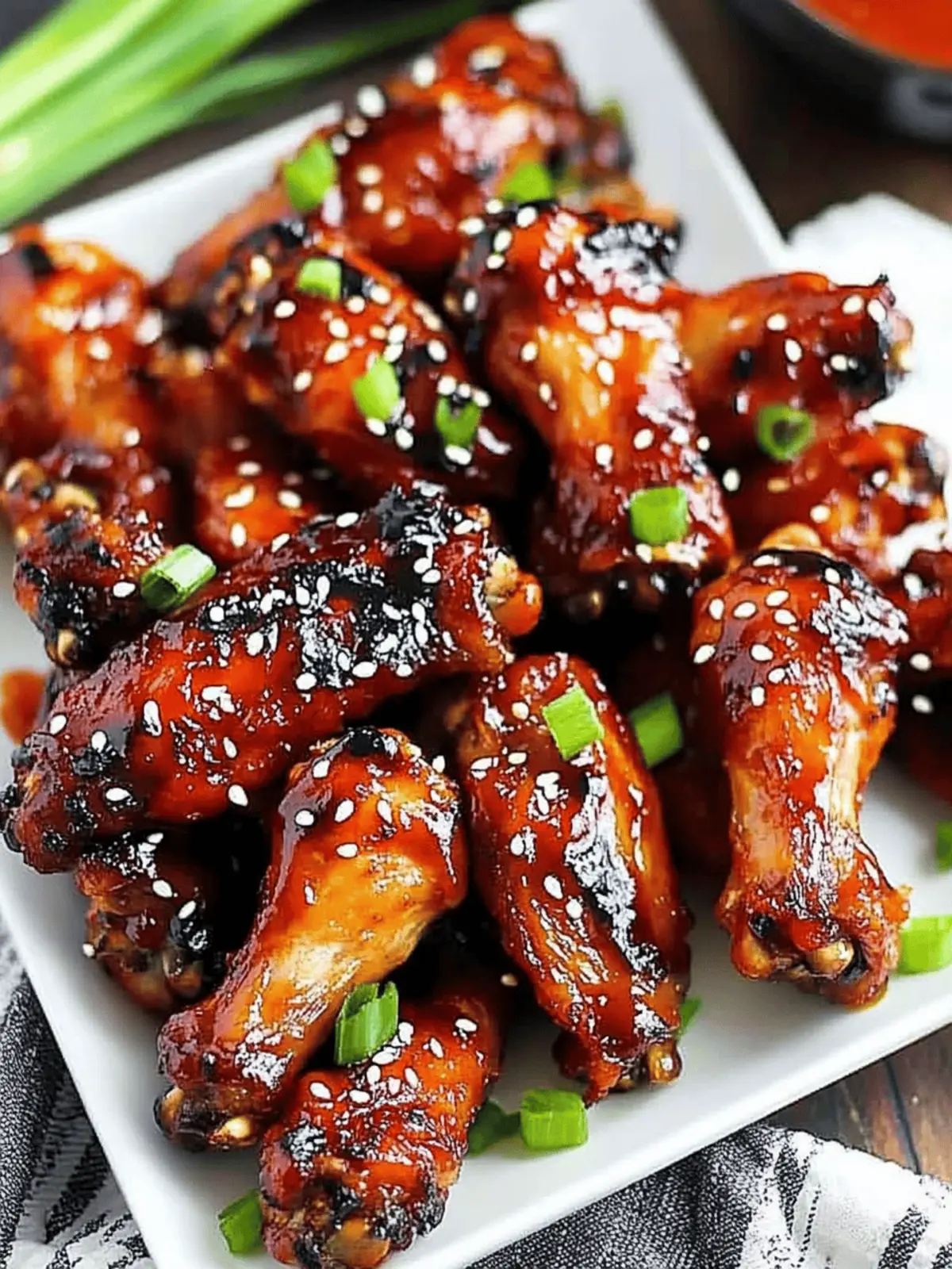 Crispy Korean BBQ Chicken Wings